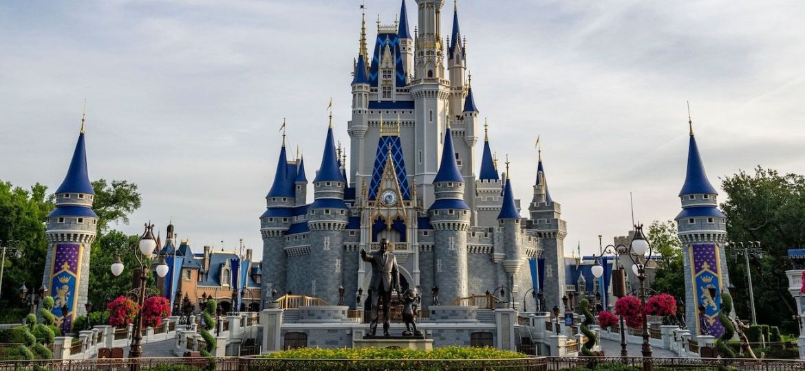 Cinderella Castle at Magic Kingdom on a sunny day at Walt Disney World